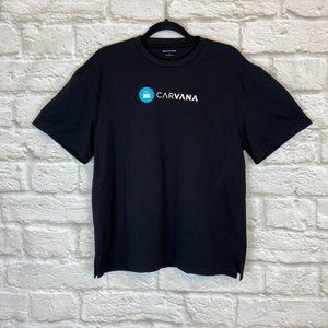 CARVANA Mens Shirt Size Large Black Shirt Sport-Tek Brand Online Car Dealership